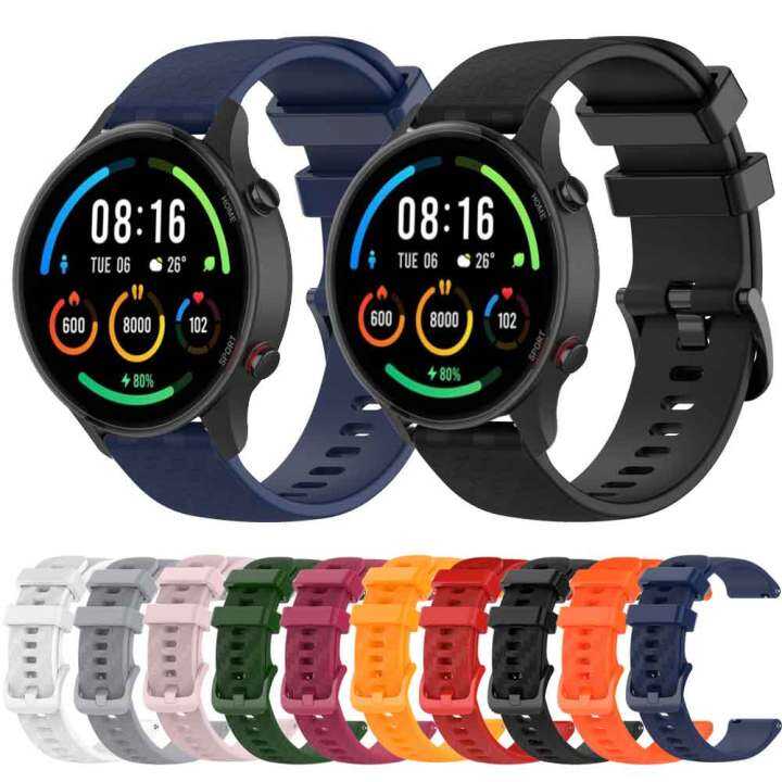 22mm Silicone Watchband For Xiaomi Mi Watch Color Strap Smartwatch