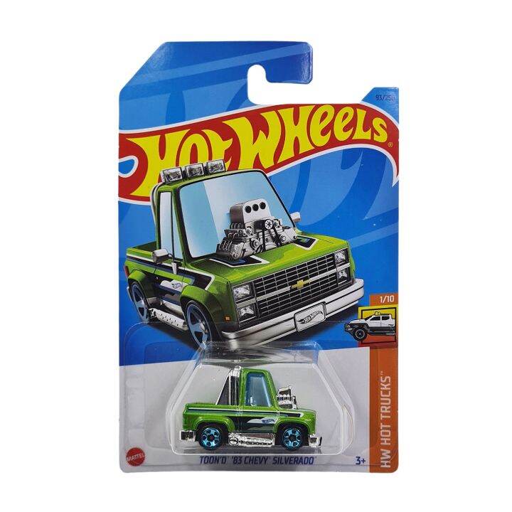 Hot Wheels Toon D 83 Chevy Silverado Hijau Lazada Indonesia