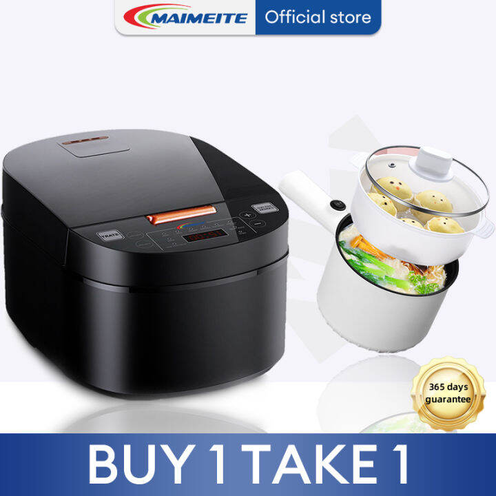 MAIMEITE Rice Cooker 5L Non Stick Pan Inligent Fixed Time Appointment