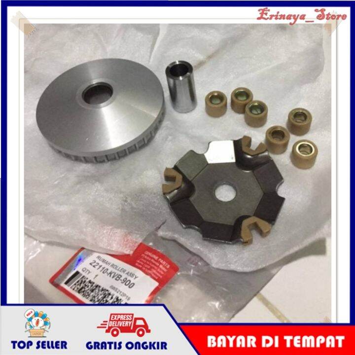 ORIGINAL AHM Rumah Roller Assy Honda Vario Lama Old 110 Beat FI F1 KVB