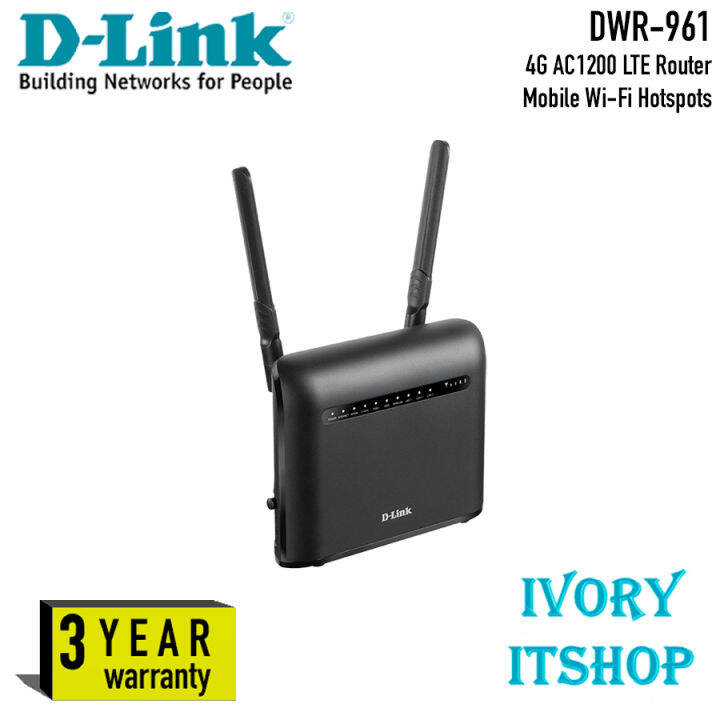 D Link DWR 961 4G AC1200 LTE Cat 6 Router DWR 961 Ivoryitshop Lazada