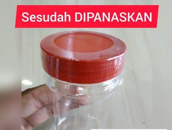 SEGEL TUTUP BOTOL SAMBAL SEGEL BOTOL SAMBAL FULL PLASTIK SHRINK