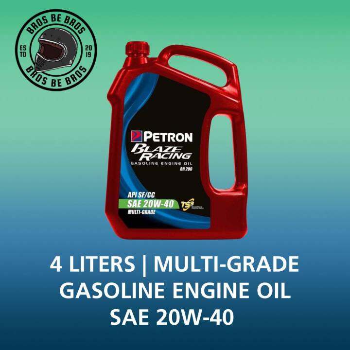 Petron Blaze Racing BR200 Multi Grade Gasoline Engine Oil SAE 20W 40 4