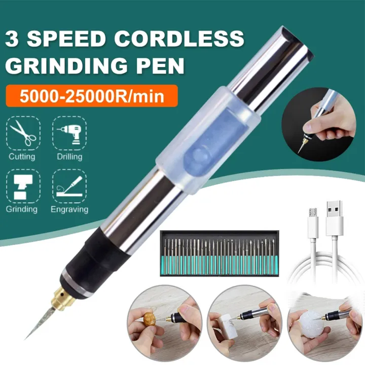 In Stock Electric Engraving Pen Cordless Adjustable Speed Carving Pen