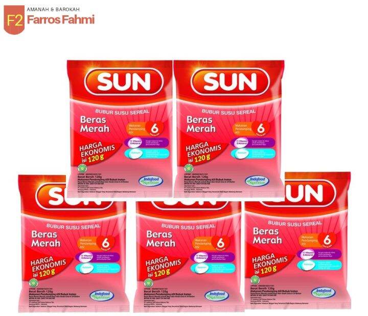 Sun Bubur Susu Beras Merah G X Spc Lazada Indonesia