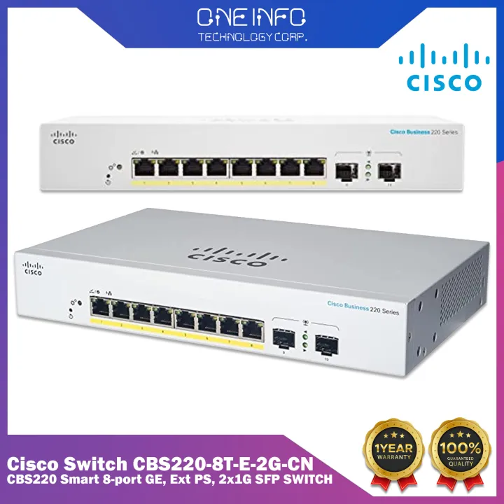 Cisco Switch Cbs T E G Cn Cbs Smart Port Ge Ext Ps X G