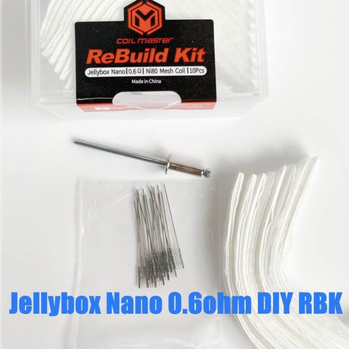 Ship Today 10PCS DIY Tool ReBuild Kit RBK For Jellybox Nano 0 6ohm 1