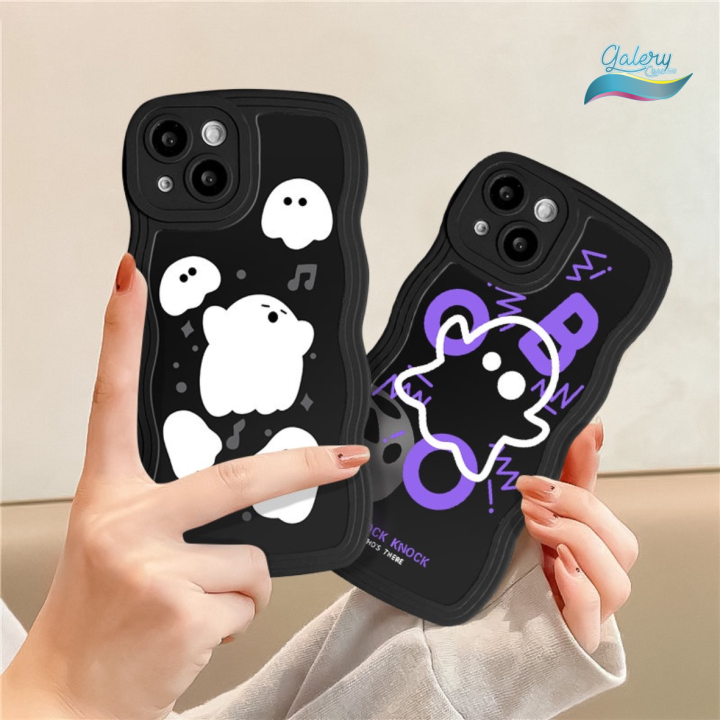 GC Softcase Gelombang Motif Ghost SS816 Casing Hp Untuk OPPO A3S A1K