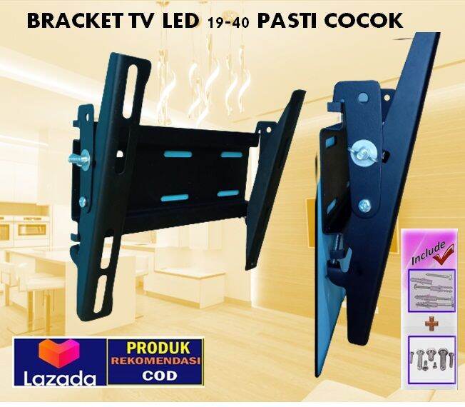 ORIGINAL BRACKET TV Led Uk 19 Sampai 40 Inch PASTI COCOK BREKET TV