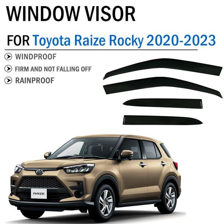 2020 2021 2022 2023 FOR Toyota Raize Rocky Window Visor Awning Shelters