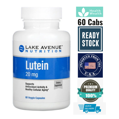 Ready Stock Lake Avenue Nutrition Lutein Mg Veggie Capsules