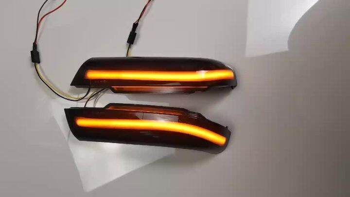 กระจกมองขาง LED เปดสญญาณไฟสำหรบ VW Touareg 2003 2007ประตปกกระจก