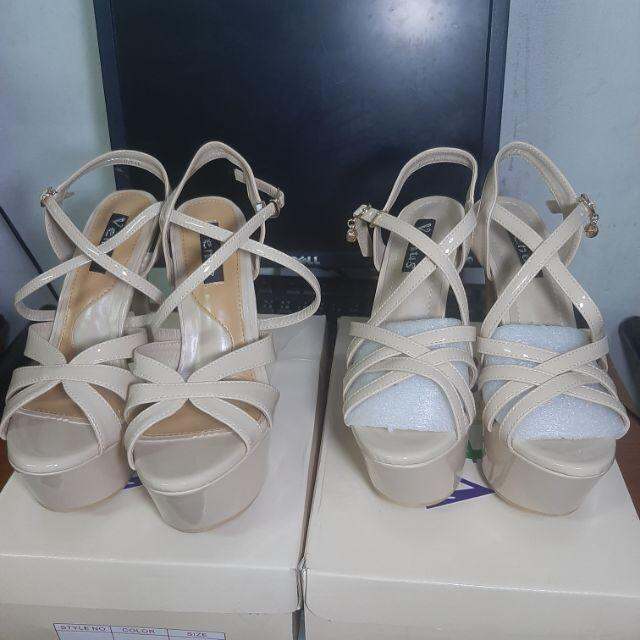 B BUY1TAKE1 BRAGAIS STYLE PAGEANT SEXY NUDE SANDALS Lazada PH