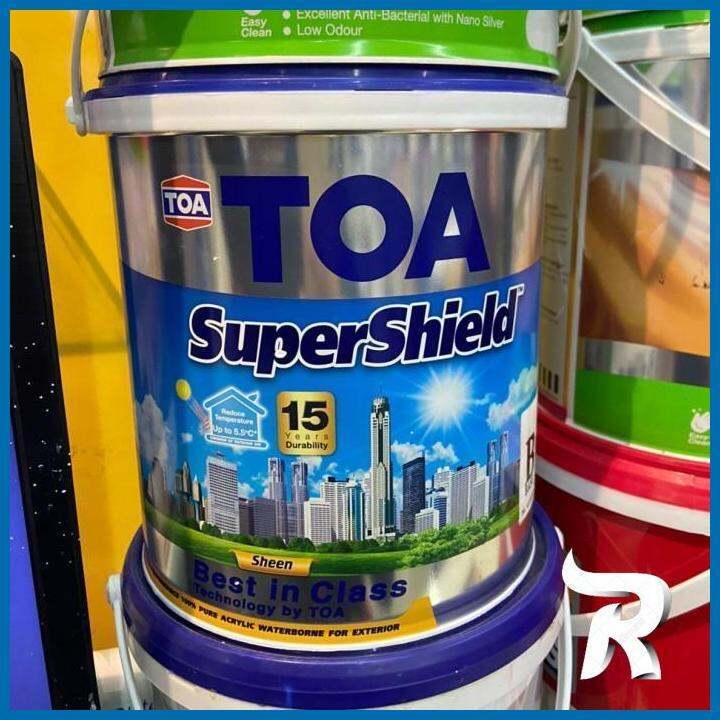 CAT TEMBOK TOA SUPERSHIELD SHEEN 2 5 L CAT TINTING EXTERIOR RELECK