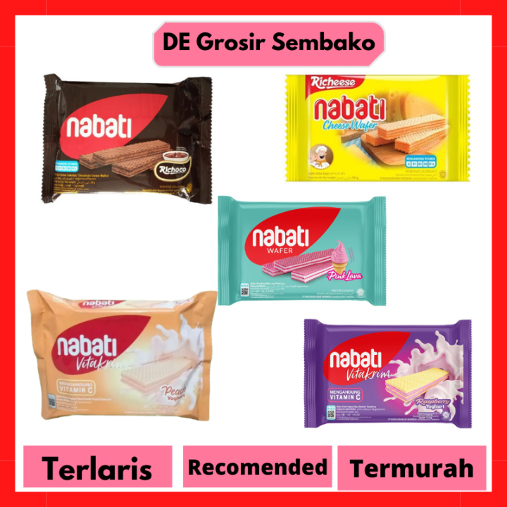 Nabati Wafer All Varian Gr Dapat Dus Isi Pcs Lazada Indonesia