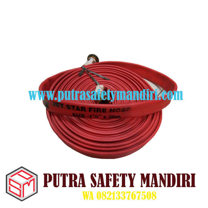 Fire Hose Inch Rubber Jetstar Coupling Machino Selang Pemadam