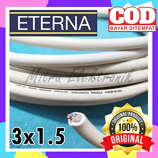 Kabel Eterna Nym X Kawat Tembaga Per Meter Kabel Listrik Eterna