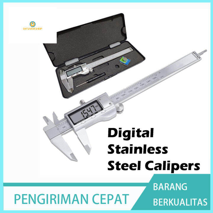 Pengiriman Cepat Jangka Sorong Stainless Steel Digital Display LCD