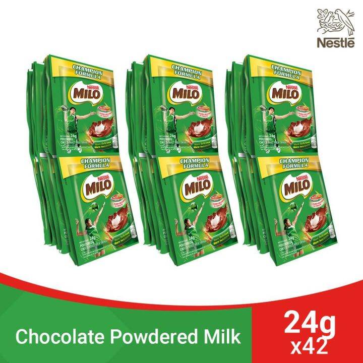 Milo Powdered Choco Malt Milk Drink G Pack Of Sachets Lazada Ph