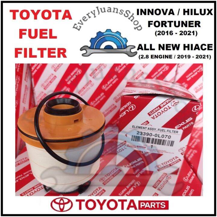 Toyota Fuel Filter All New Look Innova Fortuner Hilux Hiace Deluxe