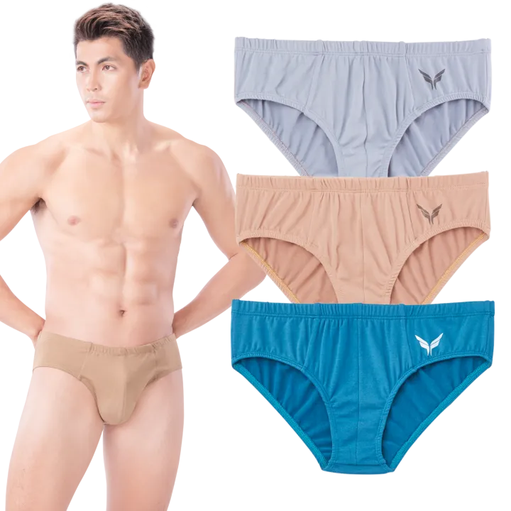 MSE Morris Men S Plain Bikini Brief Set Of 3 Multicolor Lazada PH