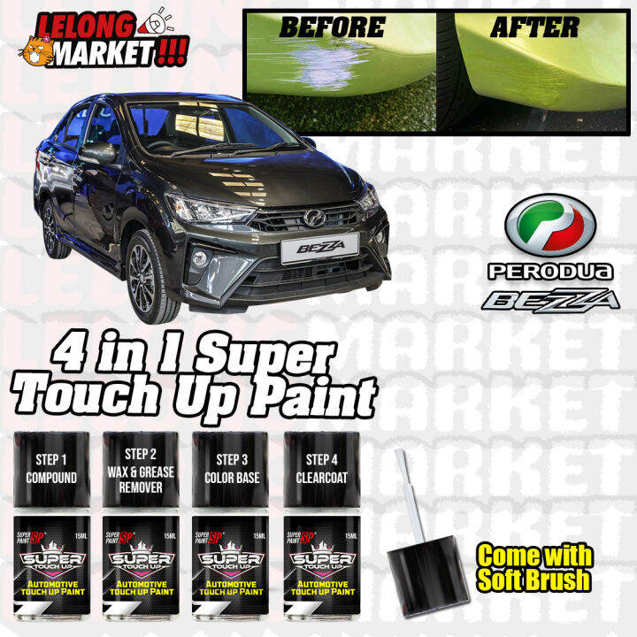 Original Factory Perodua Bezza Touch Up Combo Set Paint Brush Type