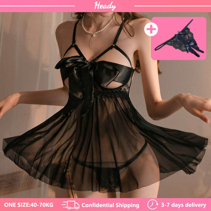 Lingeries For Women Nighties Women Sleep Wear Sex Lace Open Bra Thong G