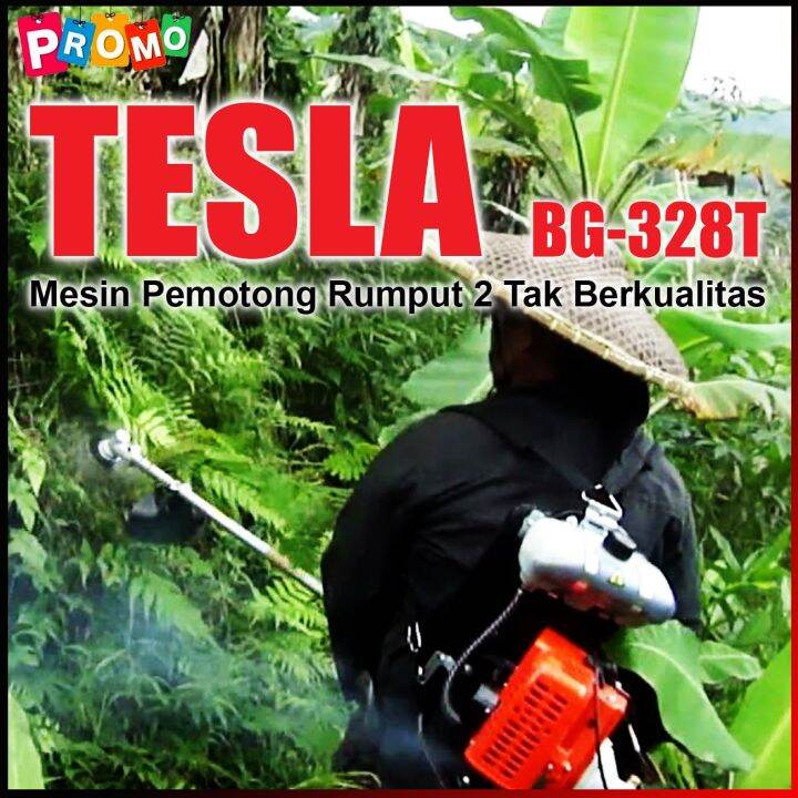 Tesla Bg Brush Cutter Mesin Potong Rumput Gendong Tak Pembasmi