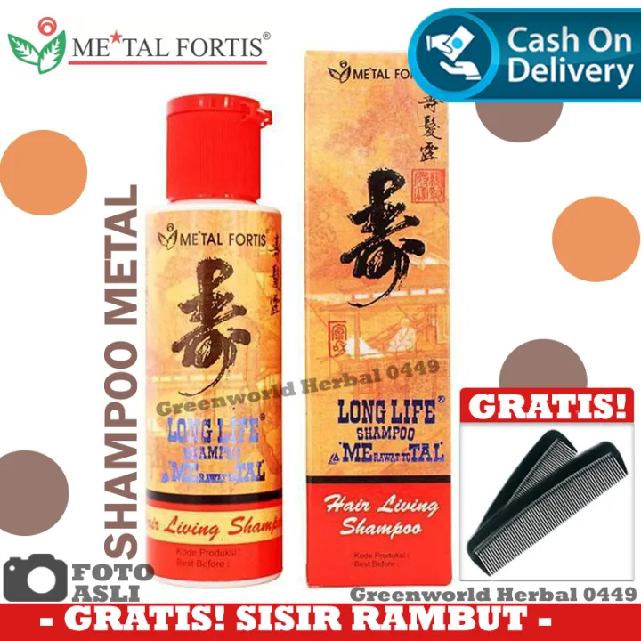 Shampo Metal Fortis Shampo Sampo Shampoo Metal Long Life