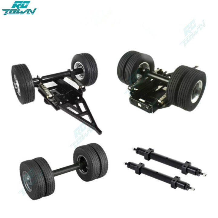 Rctown Metal Non Powered Rear Wheel Axle For Tamiya Rc Truck