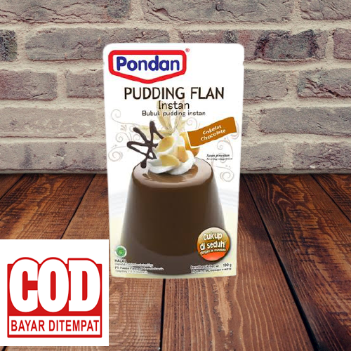 PONDAN PUDDING FLAN INSTAN 100 GR BUBUK PUDING INSTAN PONDAN 100 GR