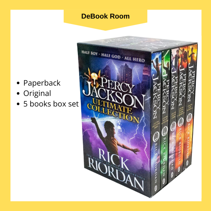 Percy Jackson Ultimate Collection 5 Books Box Set By Rick Riordan Lazada