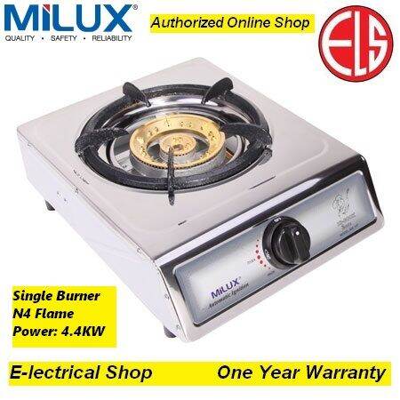 AUTHORIZED DEALER Milux MS 107 Single Burner Gas Cooker Gas Stove C