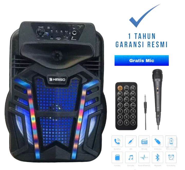 Termurah Speaker Bluetooth Aktif Mp Mp Free Mic Dan Remot Type