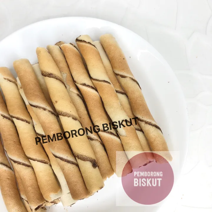 Pemborong Biskut Timbang Biskut Coklat Twist Chocolate Twist Wafer