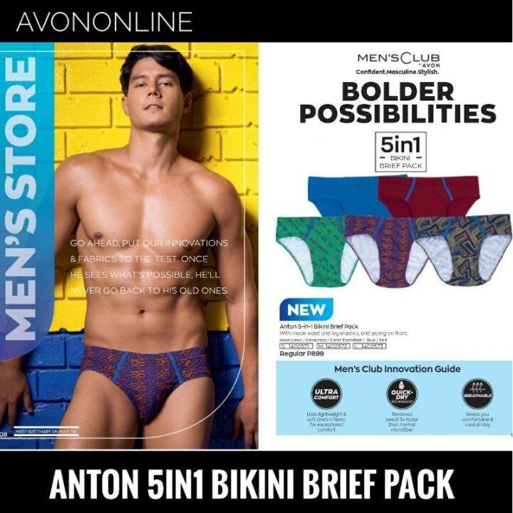 AVON ANTON 5in1 BIKINI BRIEF PACK Lazada PH