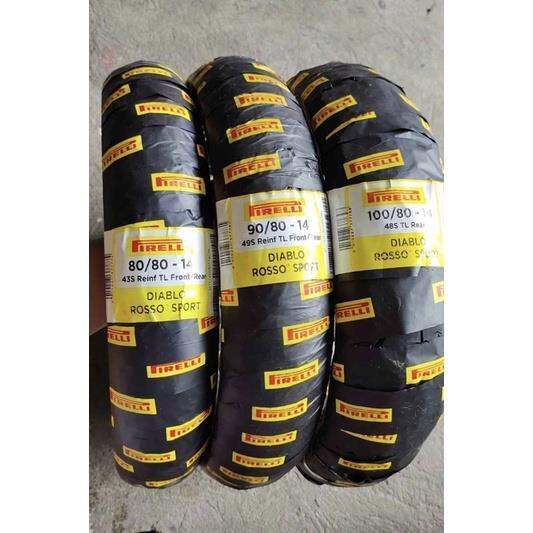 Pirelli Diablo Rosso Sport Tubeless Tires W Sealant Pito