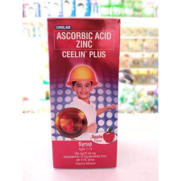 Ceelin Plus Syrup 250ml Ascorbic Acid Plus Zinc Lazada PH