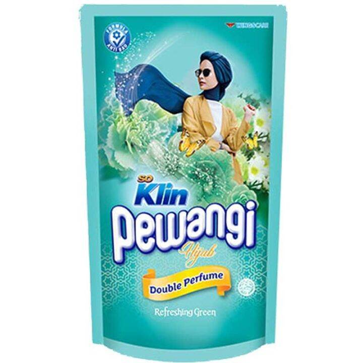 Soklin Hijab Refreshing Green Pewangi Pakaian 800 Ml Lazada Indonesia