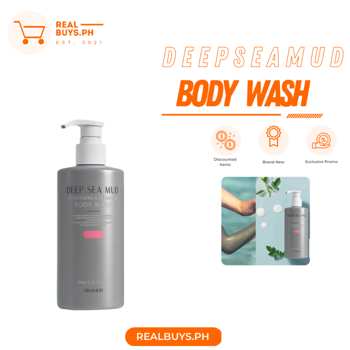 Body Shower Deep Sea Mud Brightening And Clear Shower Gel Moisturizing