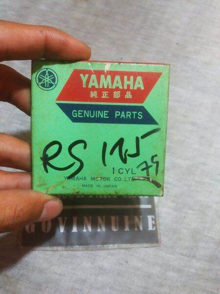 Ring Piston Seher Seker Yamaha Rs125 Os Ov Size Ukuran 75 Ori Nos Japan