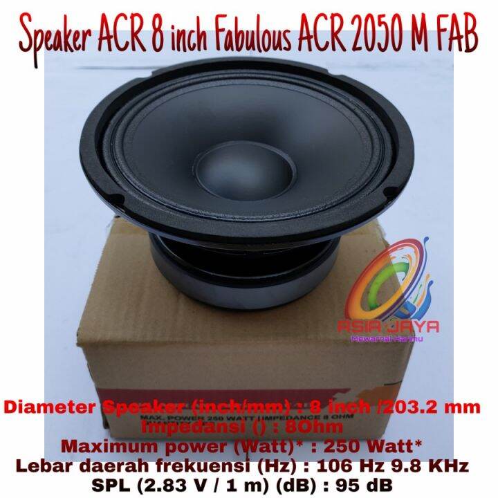 Speaker Acr Inch Array M Fabulous Acr Inch Lazada Indonesia