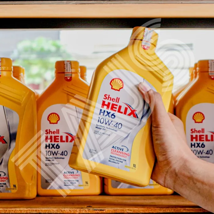 Oli Shell Helix HX6 SAE 10w 40 New 1 Liter Lazada Indonesia