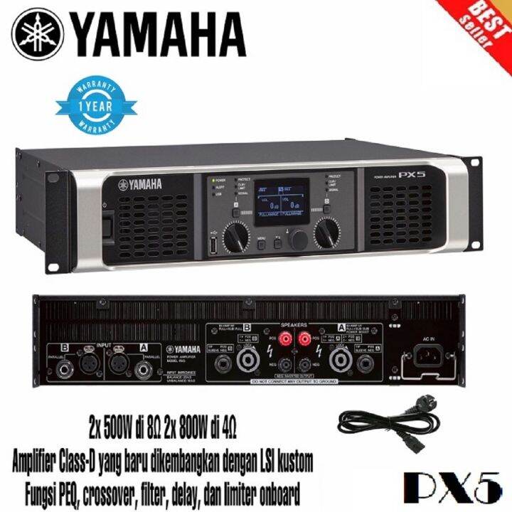 Power Amplifier YAMAHA PX5 PX 5 ORIGINAL GARANSI RESMI 1 TAHUN Lazada