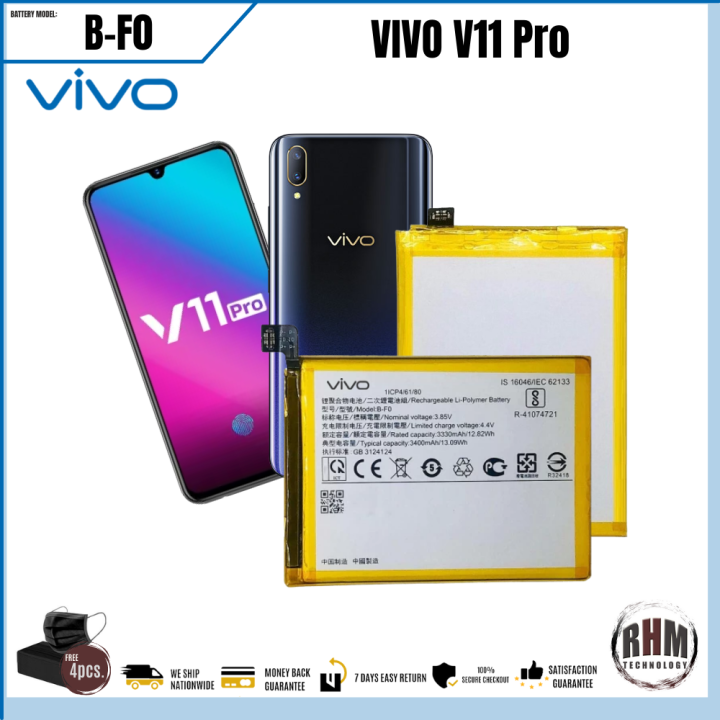 Vivo V Pro Battery Battery Model B F Mah Original High