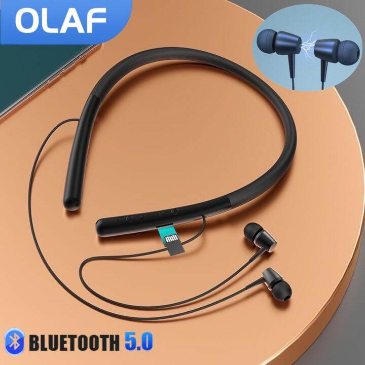 Olaf Tws Bluetooth Earphones Magnetic Wireless Headphones Neckband