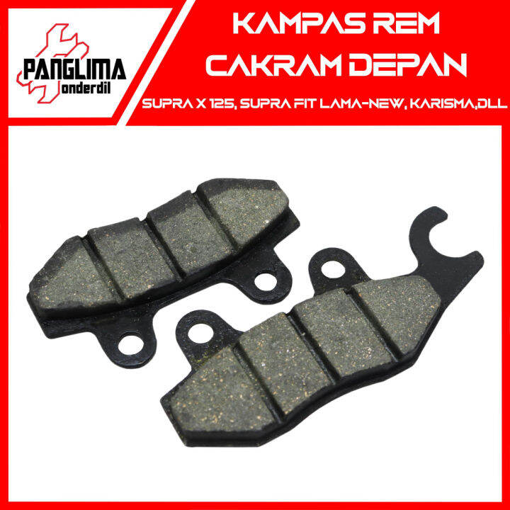 Kampas Rem Cakram Depan Supra X 125 Fit Lama New X 100 Karisma