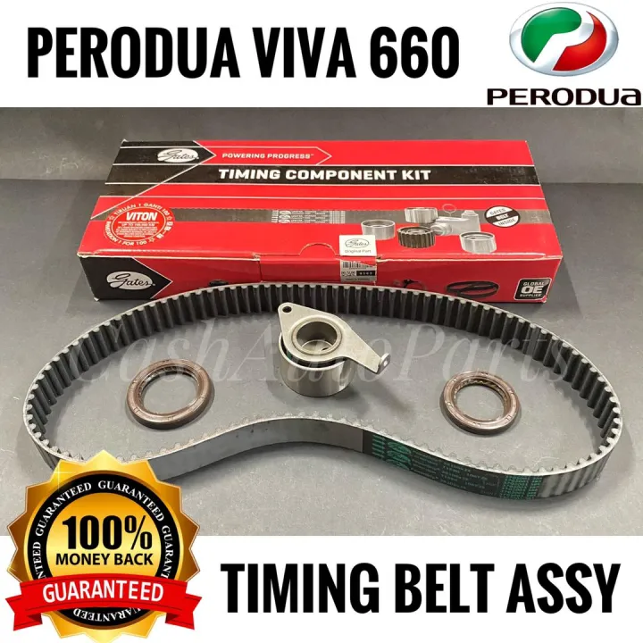 Original Gates Perodua Viva Timing Belt Assy Timing Belt Kit Set