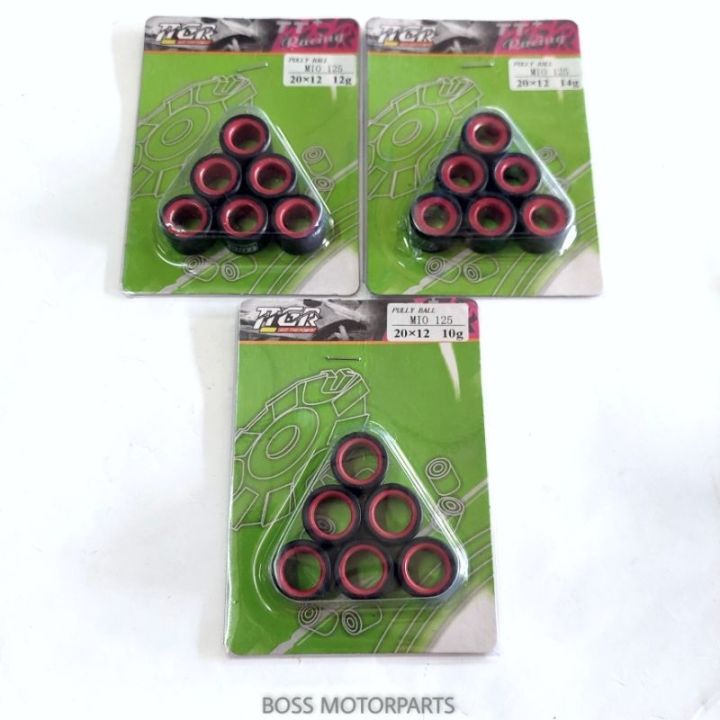 TTGR PULLEY 6PCS FLYBALL BOLA MIO I 125 MIO SOUL I 125 AEROX NMAX MXi