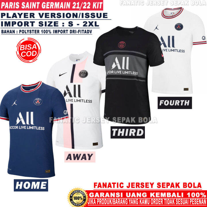 Jersey Bola Player Issue Psg Home Away Rd Third Th Import